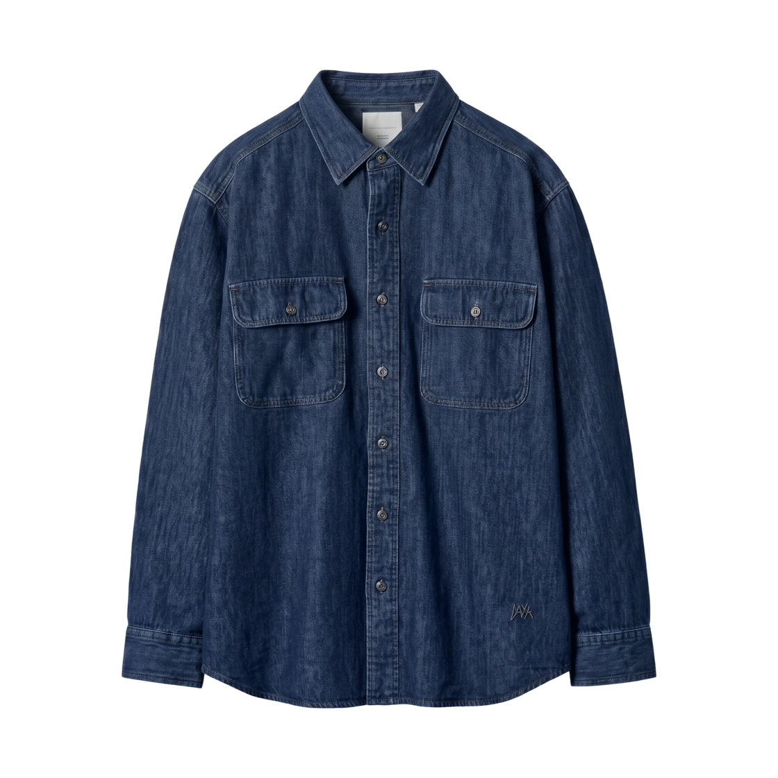 486612-68 Uniqlo x JW Anderson Long Sleeve Denim Shirt Blue