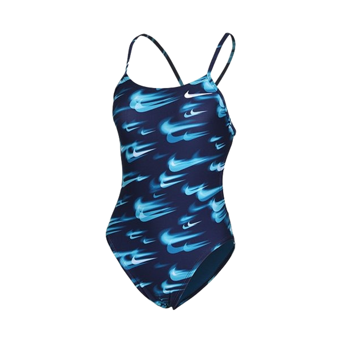 NESSG024-448 (W) Nike Swim Swoosh Dive Cut Out Green Abyss