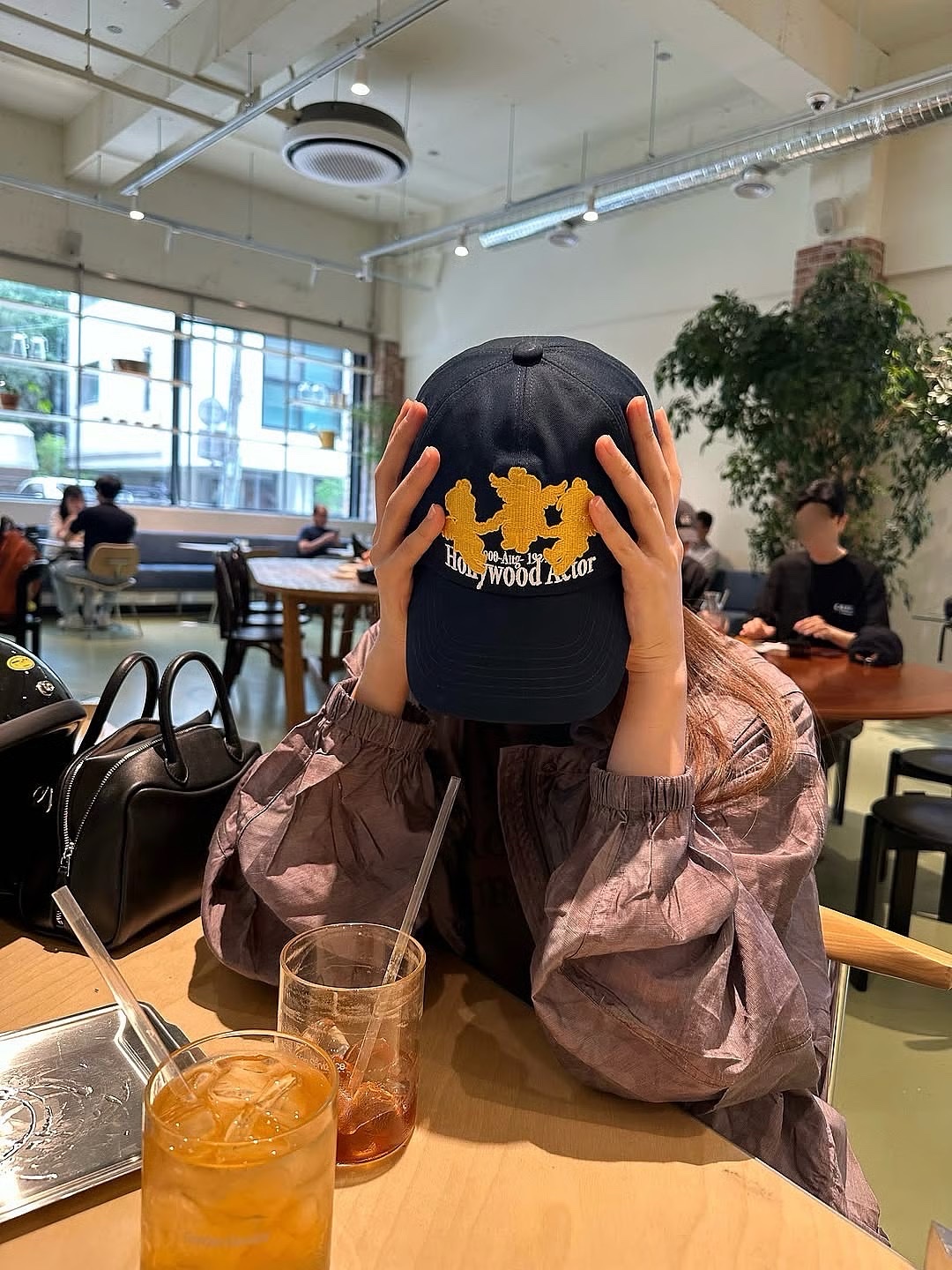[트리플적립] PACOSPLY Baby Trouble Cap Navy 착용 스타일