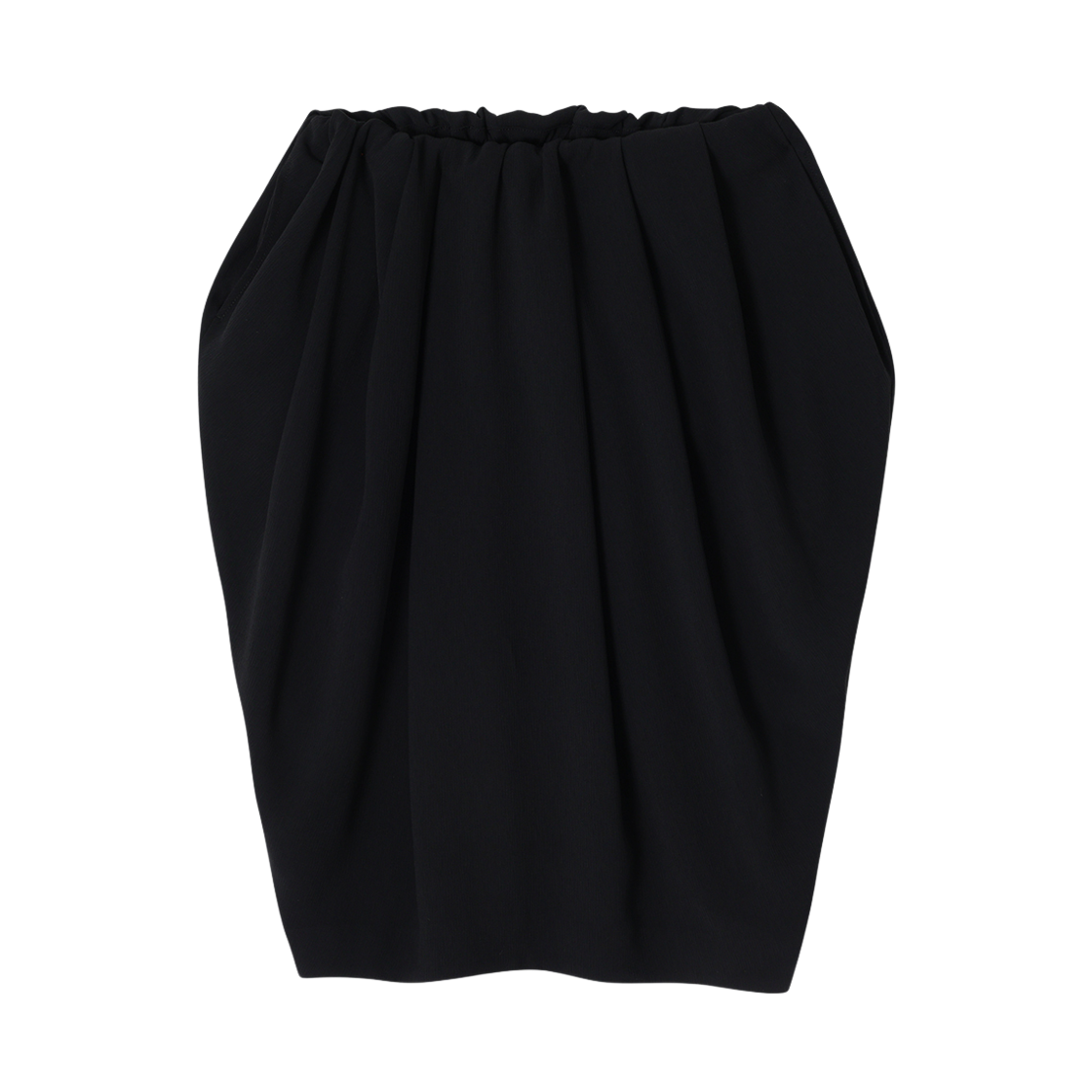 WH3SK311BK (W) SONGZIO Wave Drape Skirt Black