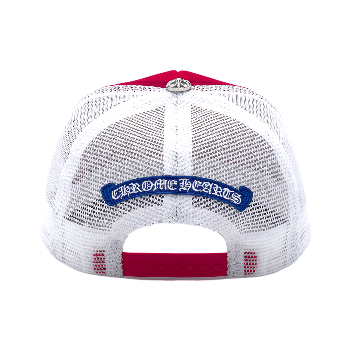 크롬하츠 킹 타코 폼 프론트 메쉬 트러커햇 레드 화이트 블루(Chrome Hearts King Taco Foam Front Mesh Trucker Hat Red White Blue) - 2