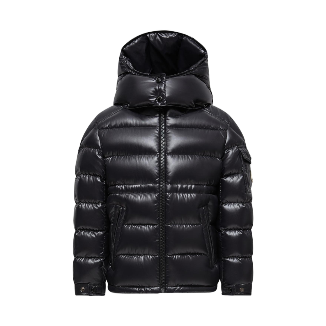 L2-954-1A00038-597Z8-999 (Kids) Moncler Maire Hooded Down Jacket Black - 26FW