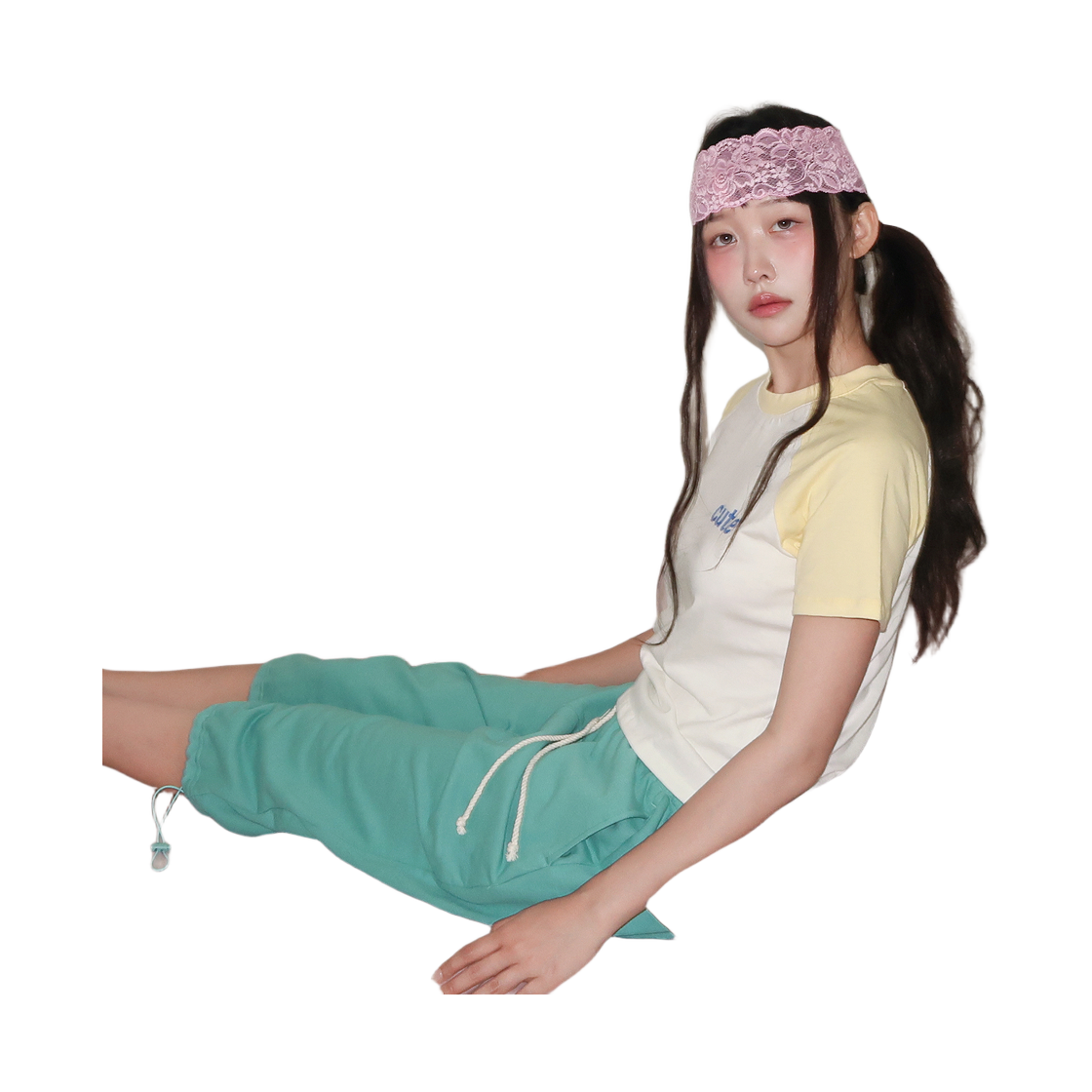 키코지 앤드 터프 미디 스웻 팬츠 민트(kikozy And Tough Midi Sweat Pants_Mint) - 5