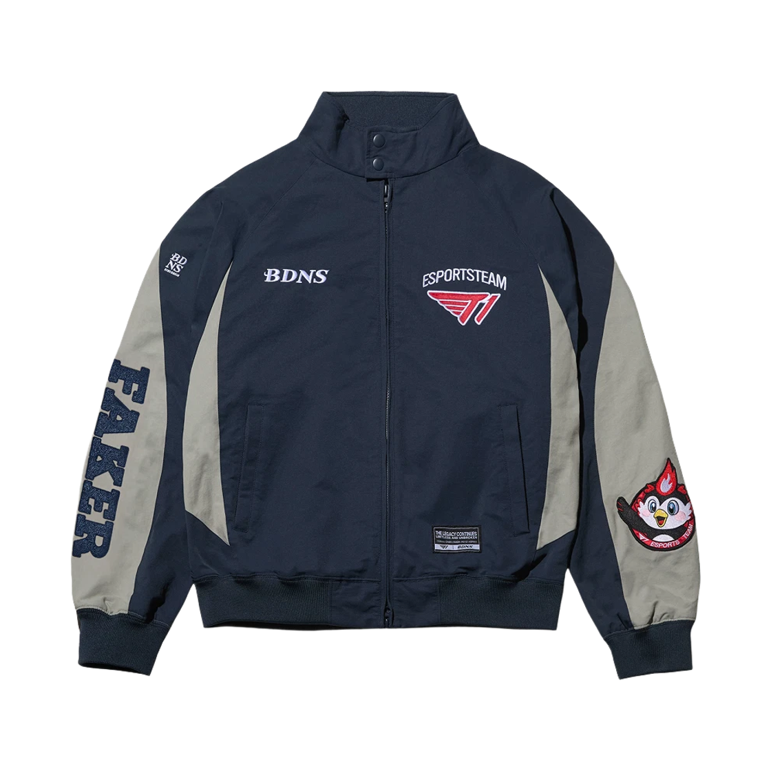 빠더너스 x T1 베이스 자켓 네이비(BDNS x T1 Base Jacket Navy)