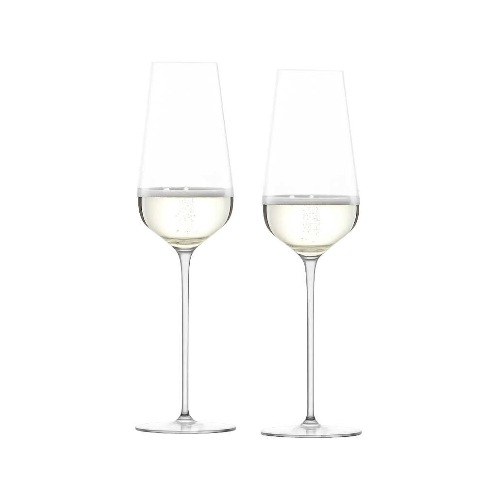 즈비젤글라스 듀오 플루트 샴페인잔 (378ml) 2p 세트(Zwiesel Glass Duo Flute Champagne Glass (378ml), Set of 2)