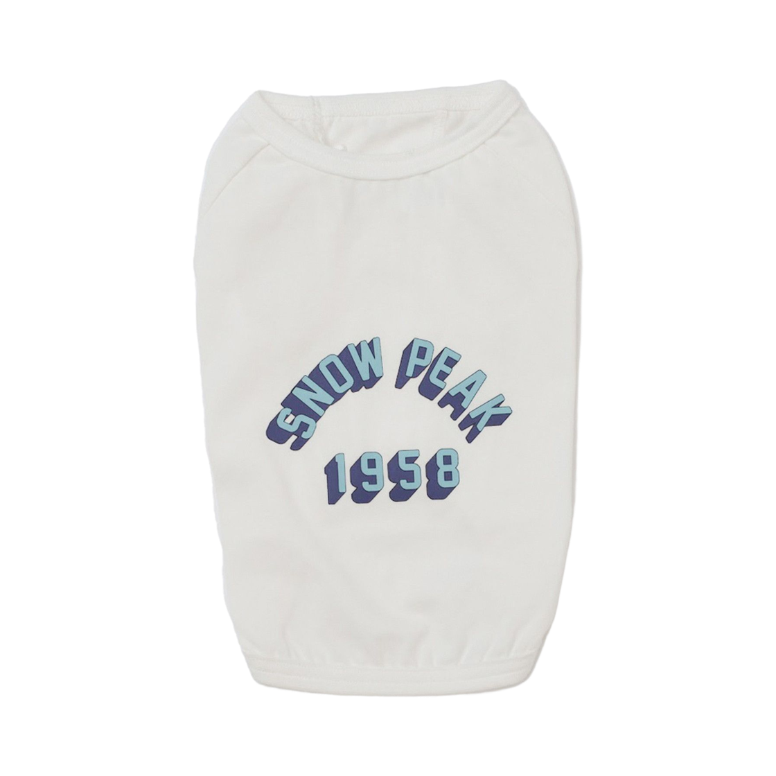 스노우 피크 도그 컬리지 티셔츠 오프 화이트(Snow Peak Dog College T-Shirt Off White)