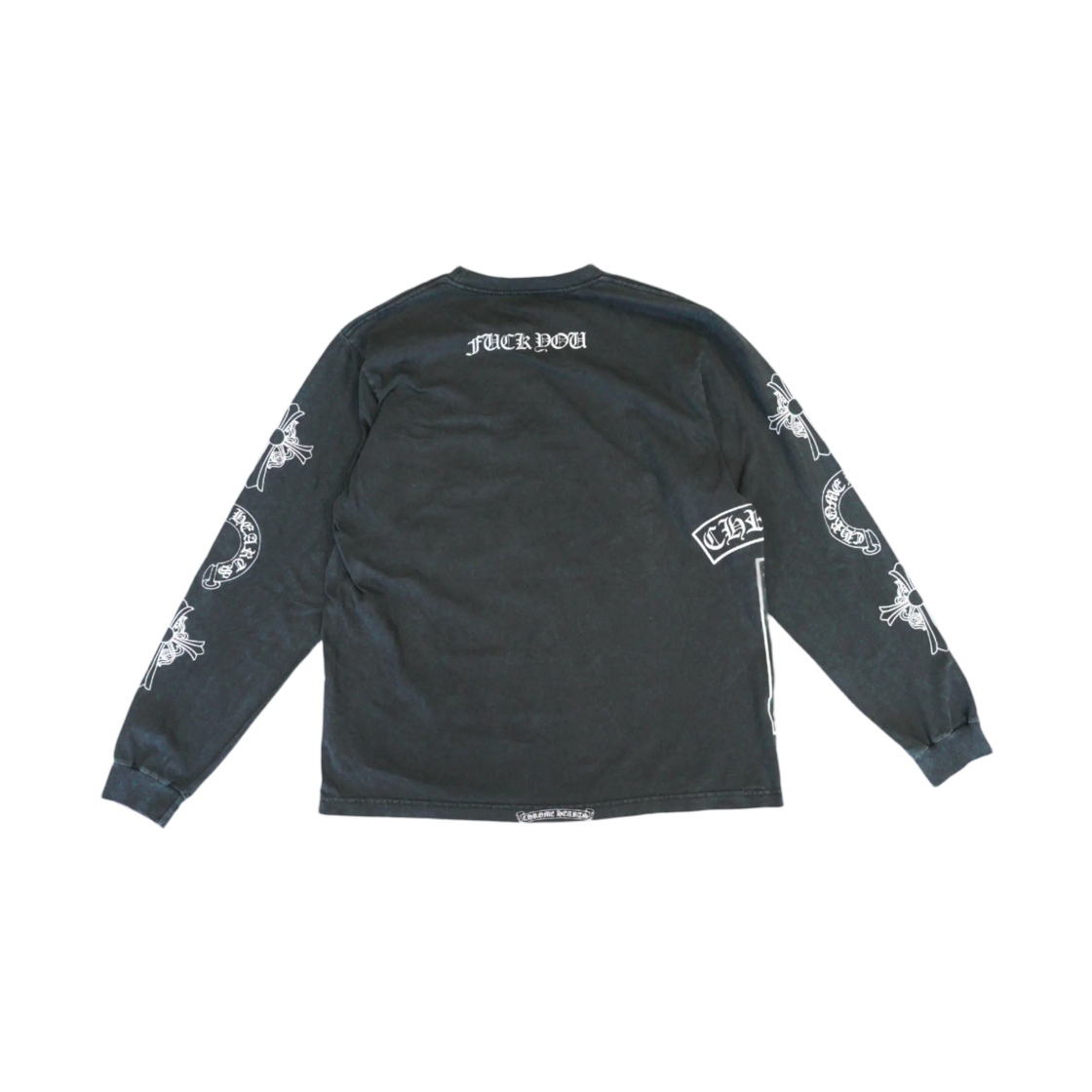 크롬하츠 소프 앤 워터 퍽유 포켓 롱슬리브 티셔츠 블랙(Chrome Hearts Soap & Water Fuck You Pocket LS T-Shirt Black) - 2