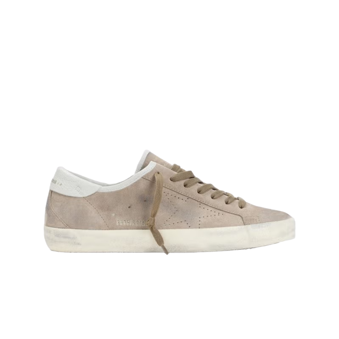 GMF01077-F008593-55789 Golden Goose Superstar Suede Sneakers Tabacco Cream
