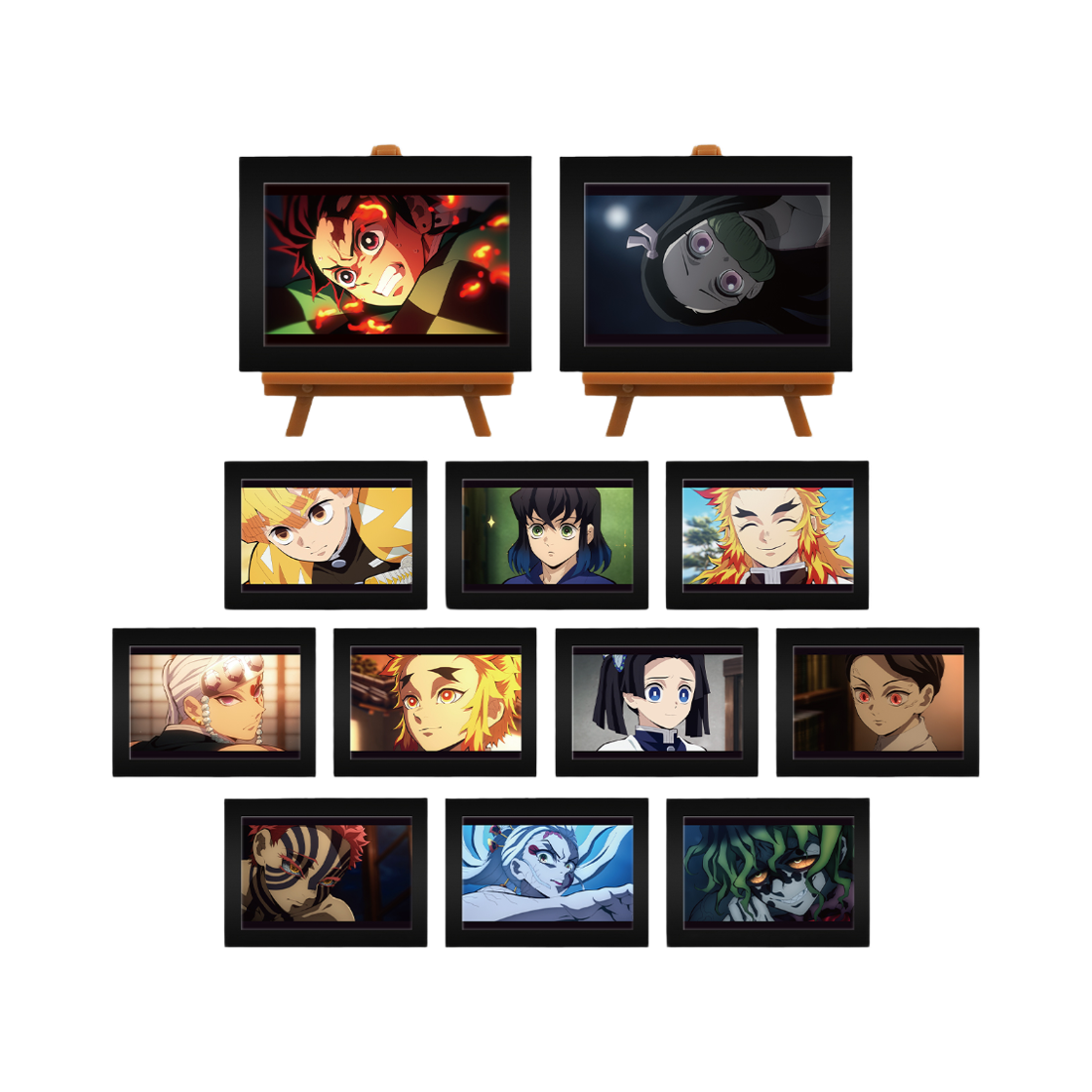 애니모어 귀멸의 칼날 트레이딩 랜덤 장면컷 포토 프레임 ver.A(Animore Demon Slayer Random Scene Photo Frame Ver.A)