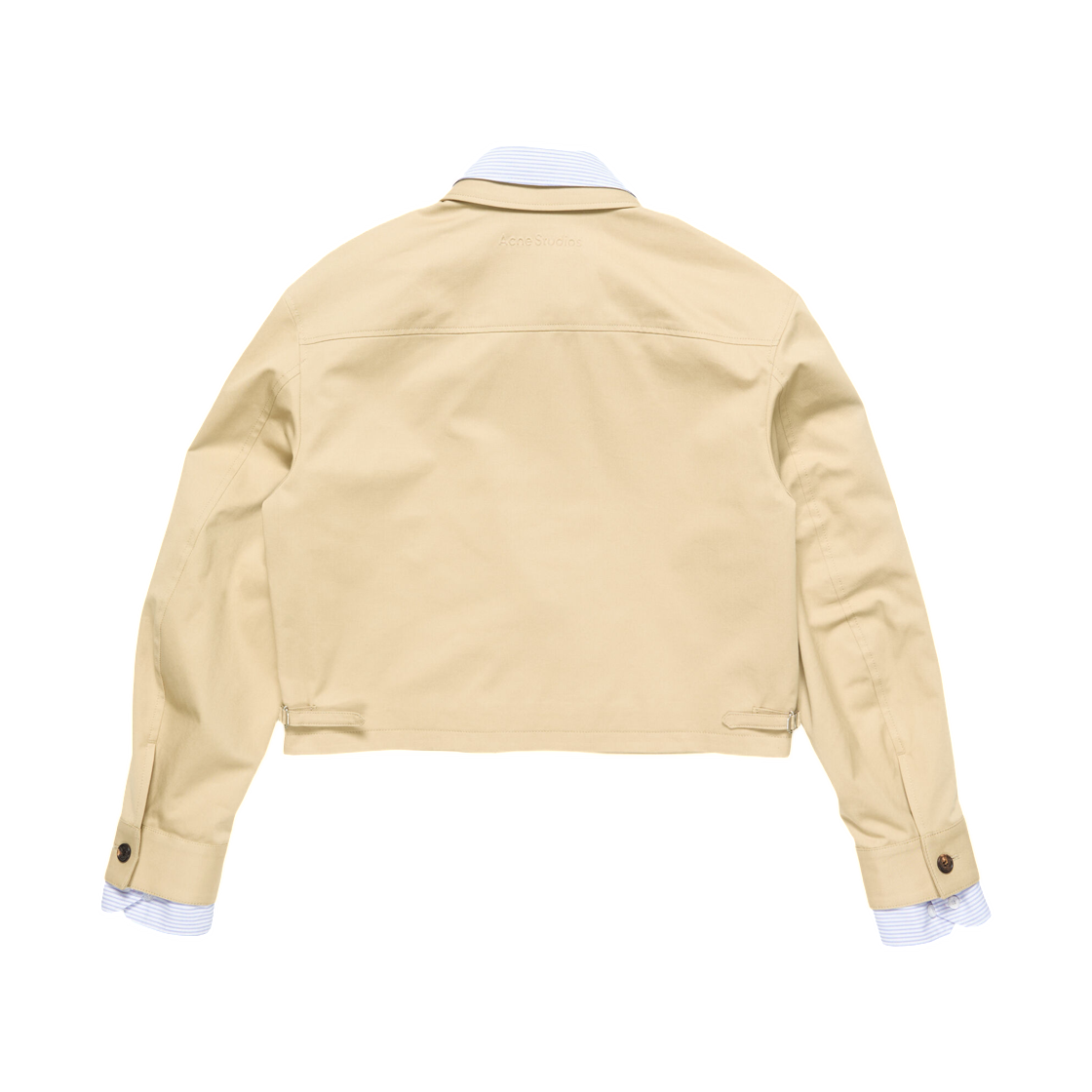 (W) 아크네 스튜디오 레이어드 트윌 자켓 페일 베이지((W) Acne Studios Layered Twill Jacket Pale Beige) - 2