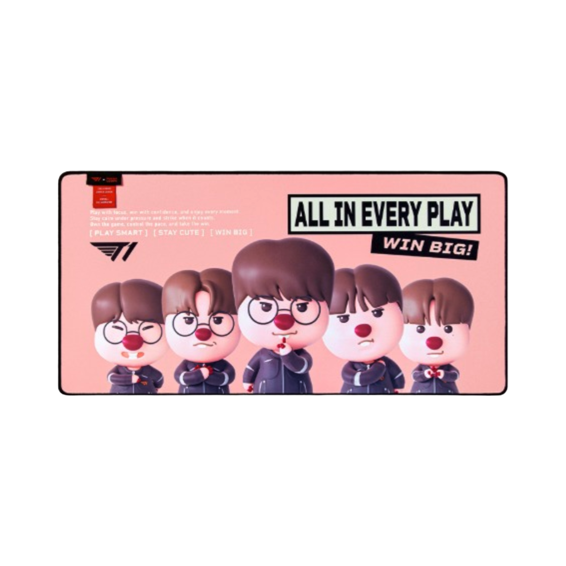 티원 x 잔망 루피 데스크 매트 핑크(T1 x Zanmang Loopy Desk Mat Pink) - 1