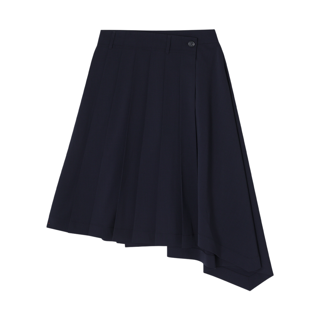 WH3SK702NY (W) SONGZIO COLLECTION Asymmetric Pleats Skirt Navy
