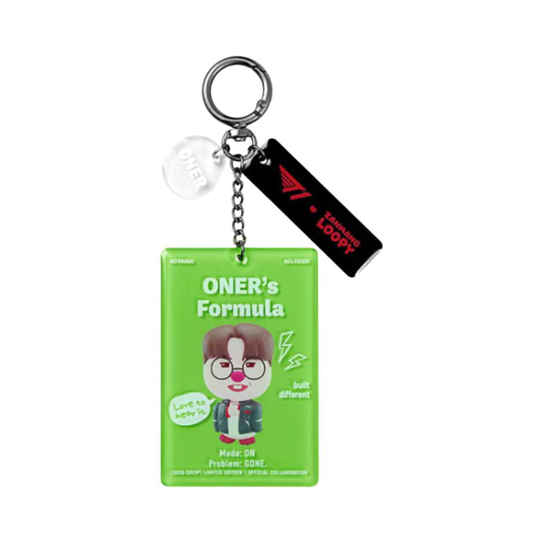 티원 x 잔망 루피 아크릴 키체인 오너(T1 x Zanmang Loopy Acrylic Keychain Oner) - 1