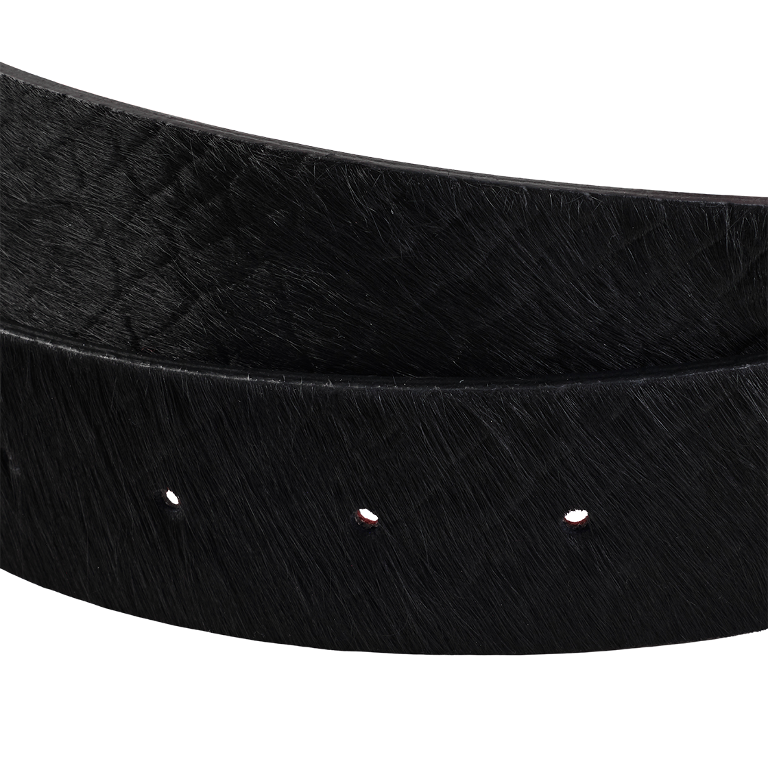 에모스탠스클럽 코어 벨트 카프 헤어 블랙 스네이크 & 레드 라이닝(emostanceclub Core Hair on Calf Black Snake & Red Lining) - 2