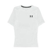 Under Armour HeatGear Short Sleeve White Black