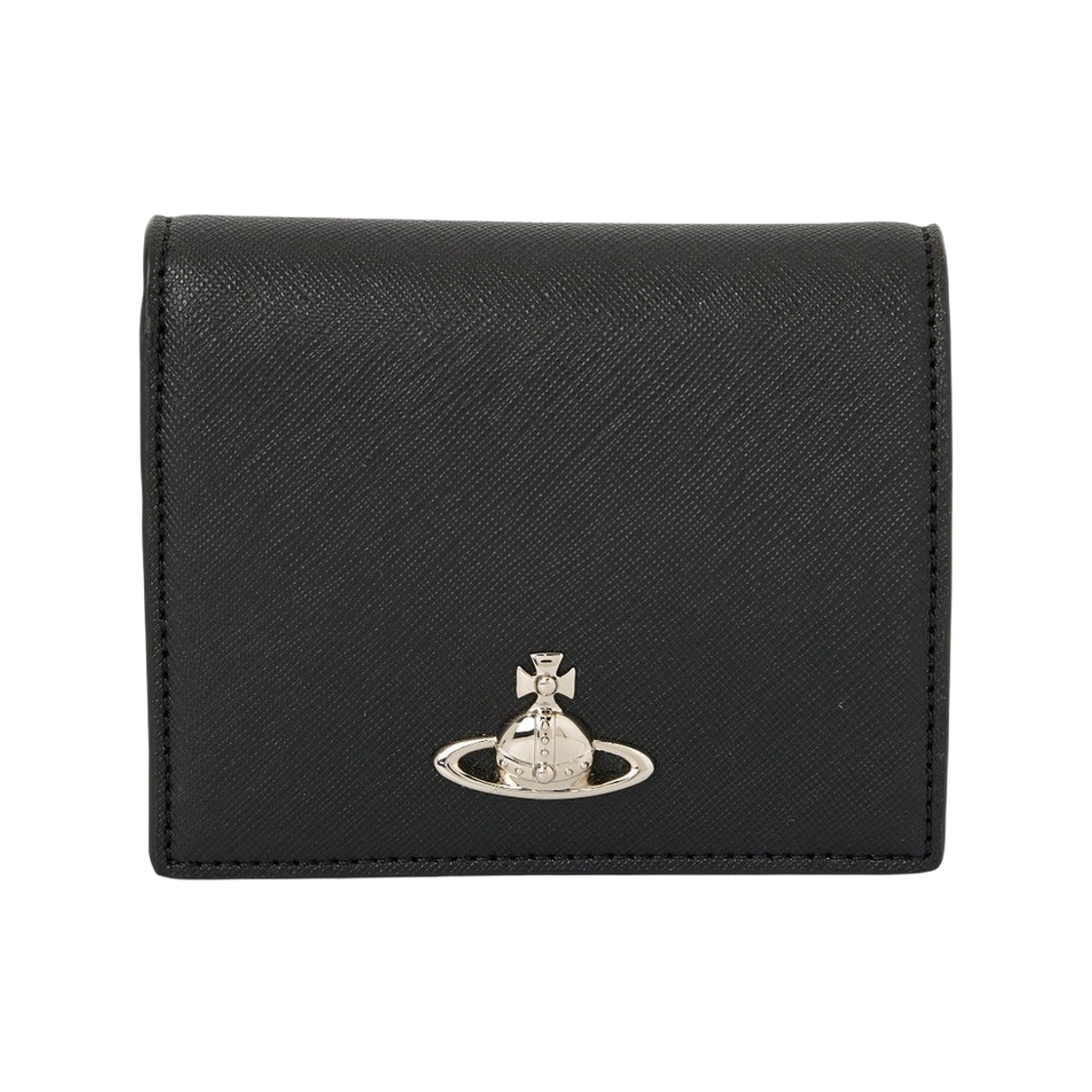 51150030W-S0021-N401 Vivienne Westwood Saffiano Plain Wallet Black