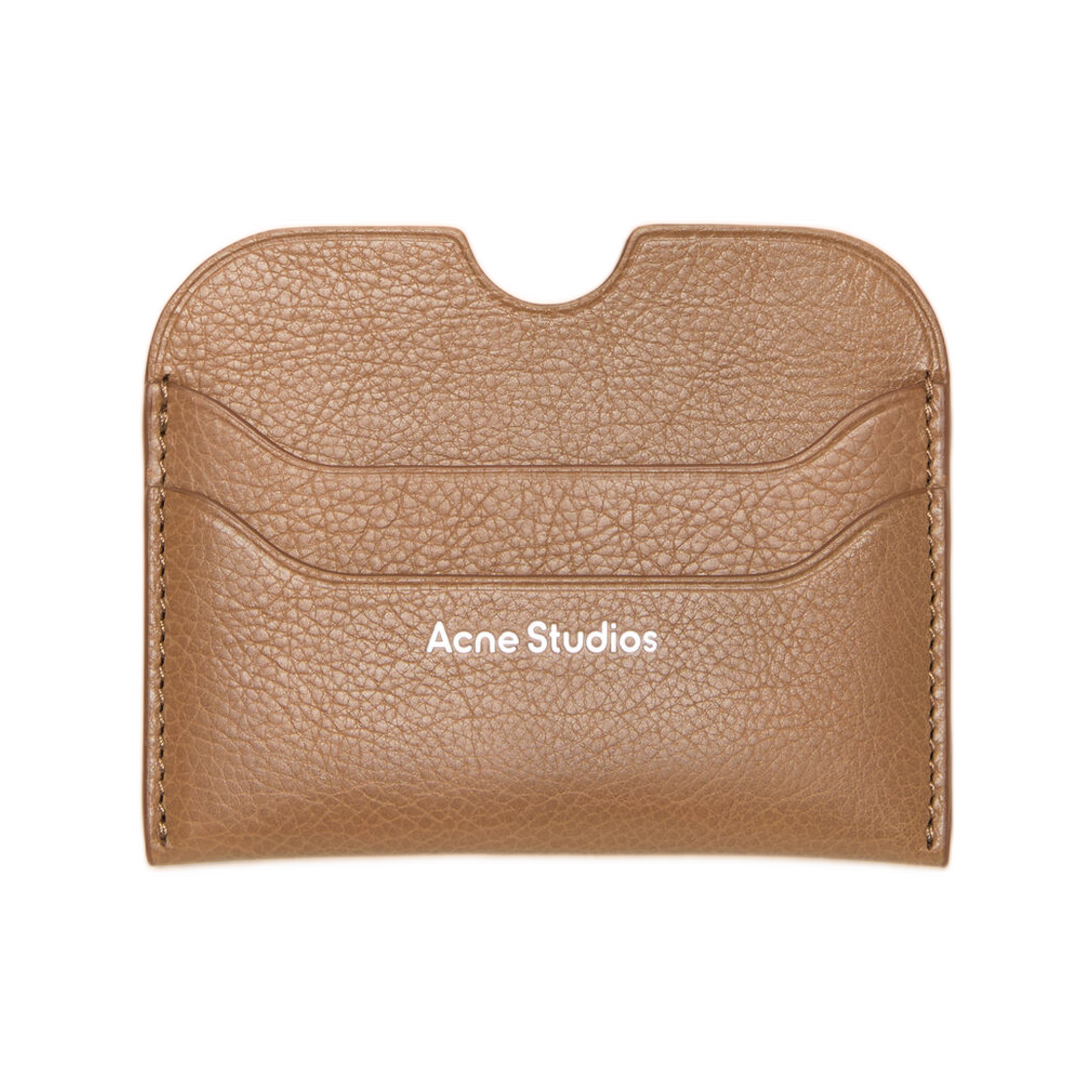 아크네 스튜디오 레더 카드 홀더 월렛 카라멜 브라운(Acne Studios Leather Card Holder Wallet Caramel Brown)