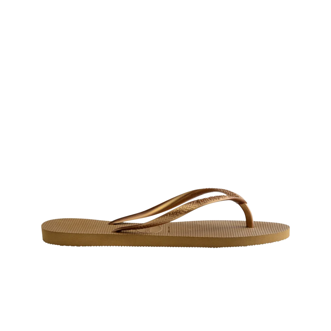 (W) 하바이아나스 슬림 플립 플랍 브론즈((W) Havaianas Slim Flip Flop Bronze)