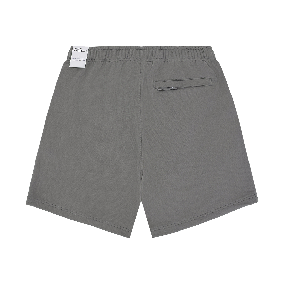 나이키 솔로 스우시 프렌치 테리 쇼츠 플랫 퓨터 - 아시아(Nike Solo Swoosh French Terry Shorts Flat Pewter - Asia) - 2