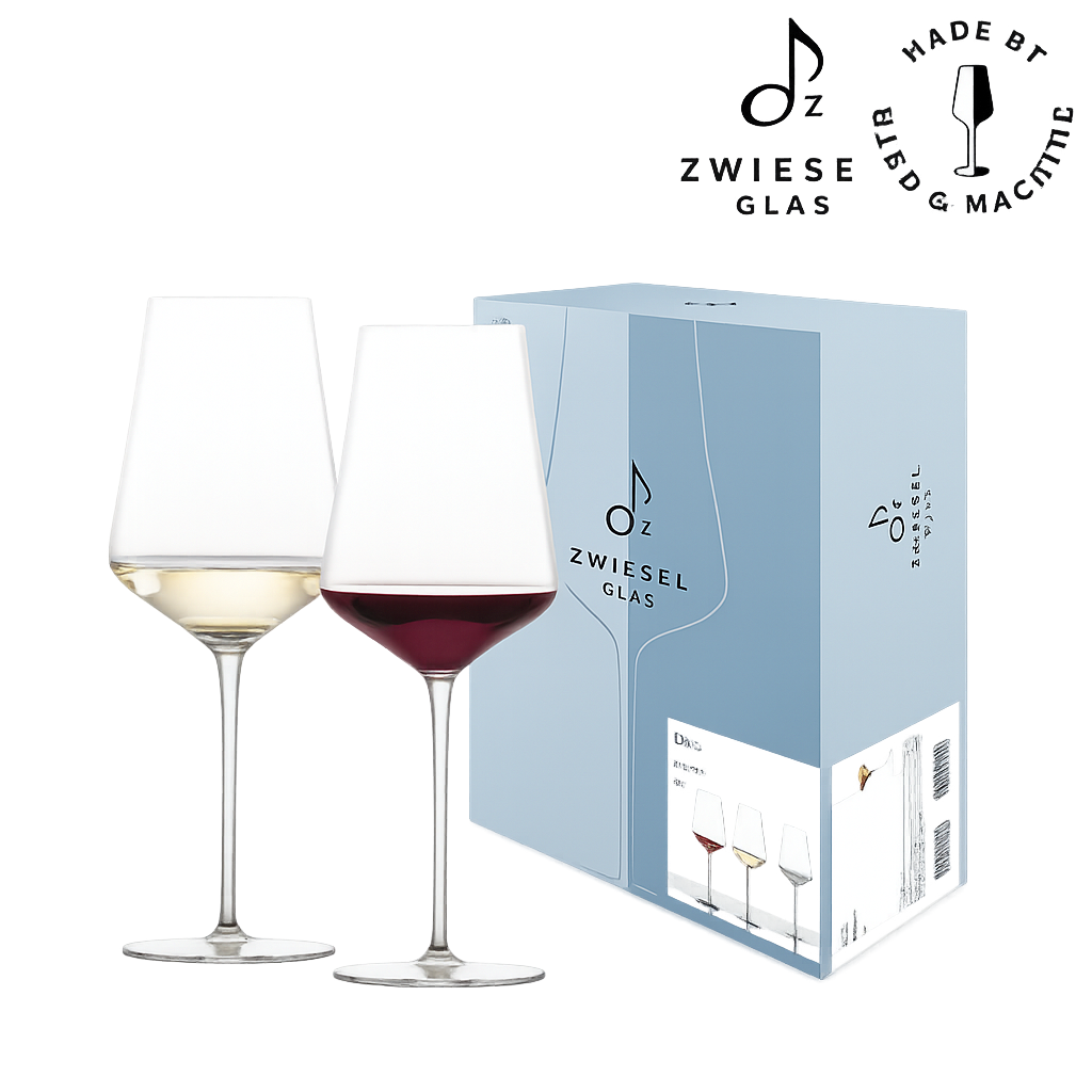 즈비젤글라스 듀오 올라운드 와인잔 (548ml) 2p 세트(Zwiesel Glass Duo All‑Round Wine Glass (548ml), Set of 2)