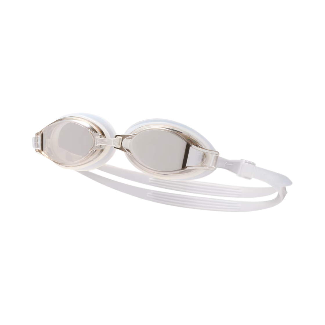 NESSD125-040 Nike Swim Chrome Mirrored Goggles Silver Clear