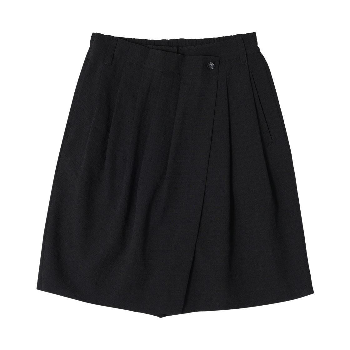 WH3PT704BK (W) SONGZIO COLLECTION Drape Volume Shorts Black