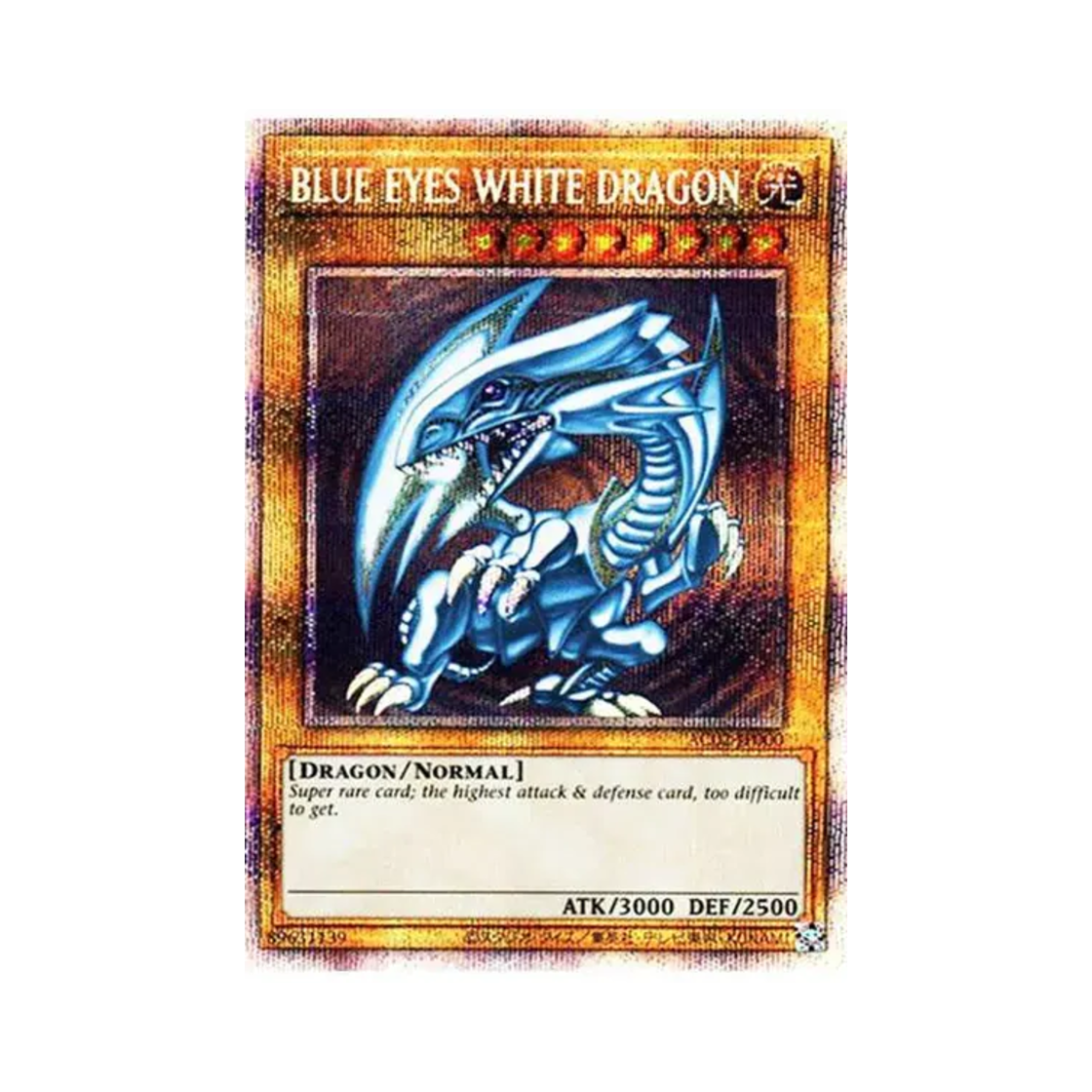AC02-JP000 Yu-Gi-Oh OCG Blue Eyes White Dragon PSE Animation Chronicle 2022 (Japanese Ver.)