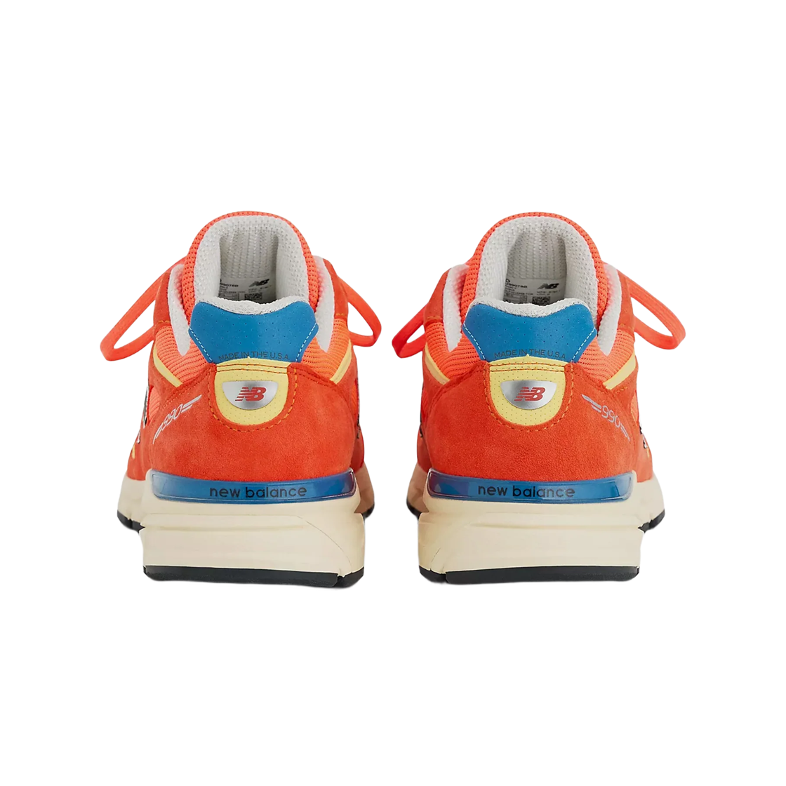 뉴발란스 990v4 메이드 인 USA 얼젠트 레드 메이즈(New Balance 990v4 Made in USA Urgent Red Maize) - 3