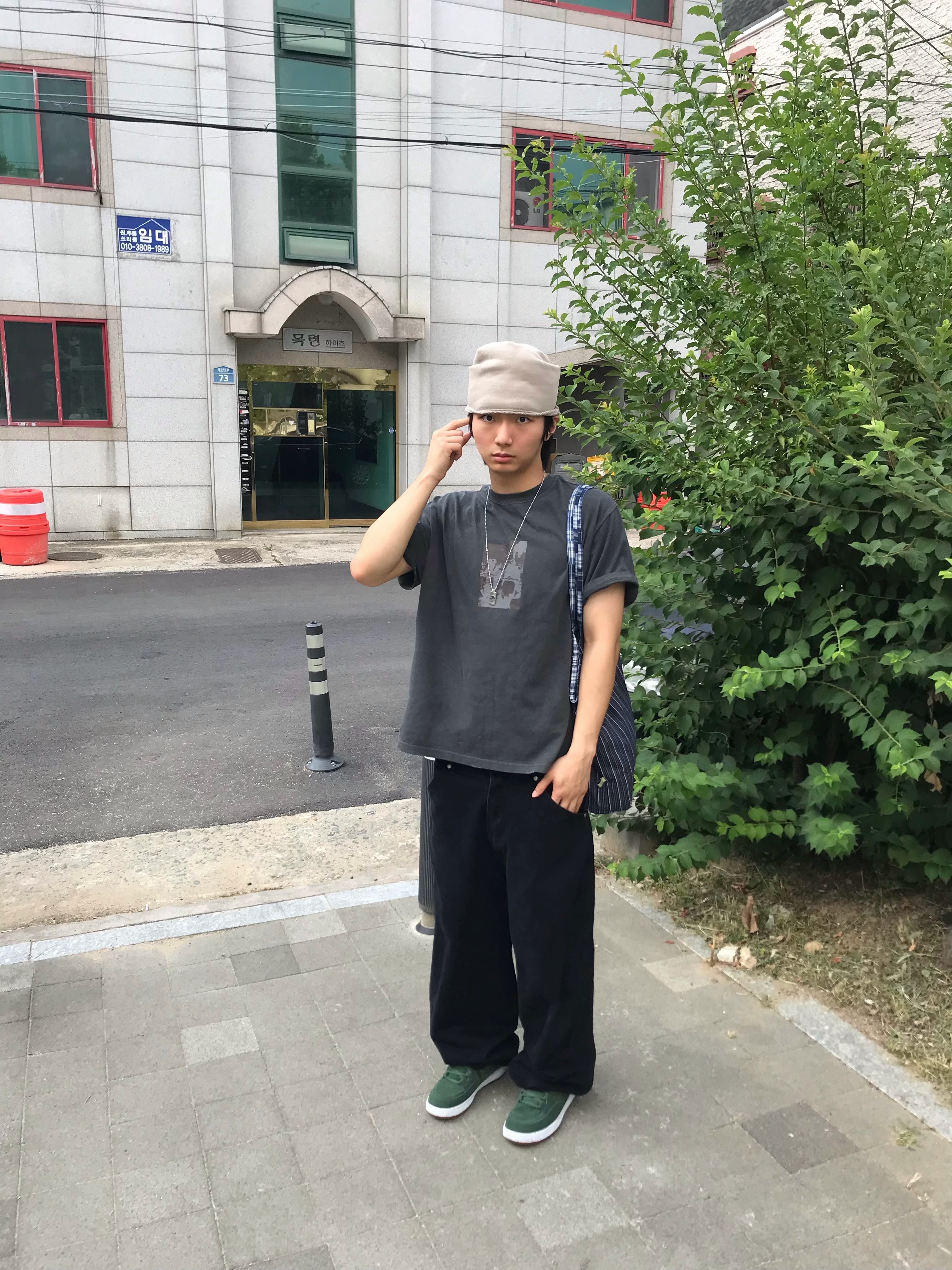 Vans x Supreme Speed Green 착용 스타일 - 1