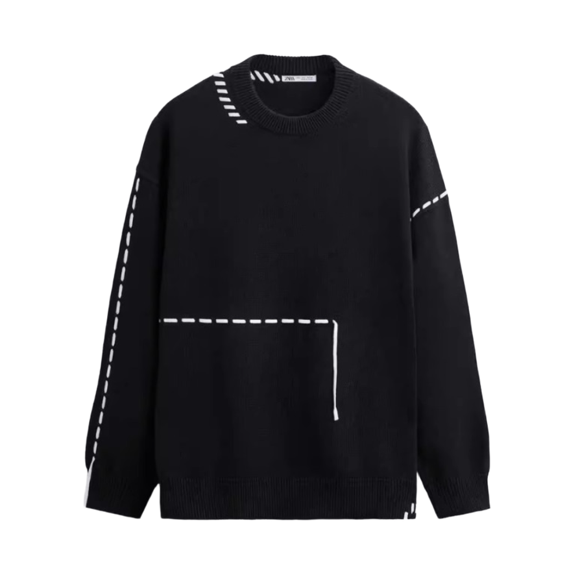 4938/307/800 Zara Ribbon Stitch Sweater Black