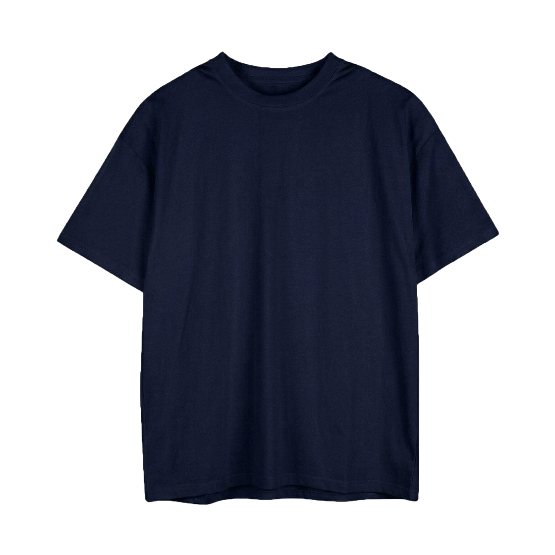 지크립 라운드넥 쿨링 루즈핏 반팔 티셔츠 네이비(GCLIP Round neck cooling loose fit short-sleeved T-shirt Navy)