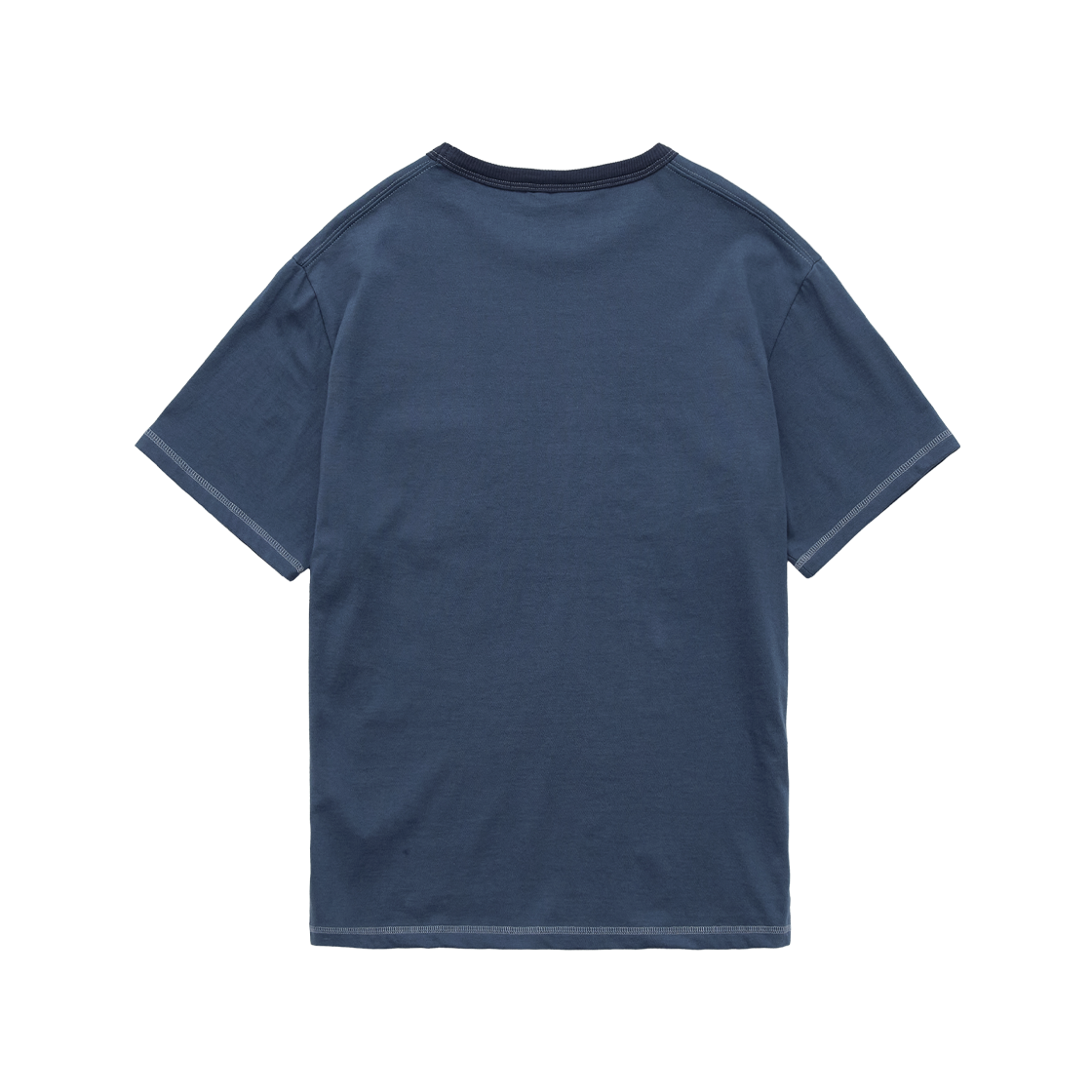 폴리테루 스티치드 포켓 티 인디고 블루(Polyteru Stitched Pocket Tee Indigo Blue) - 2