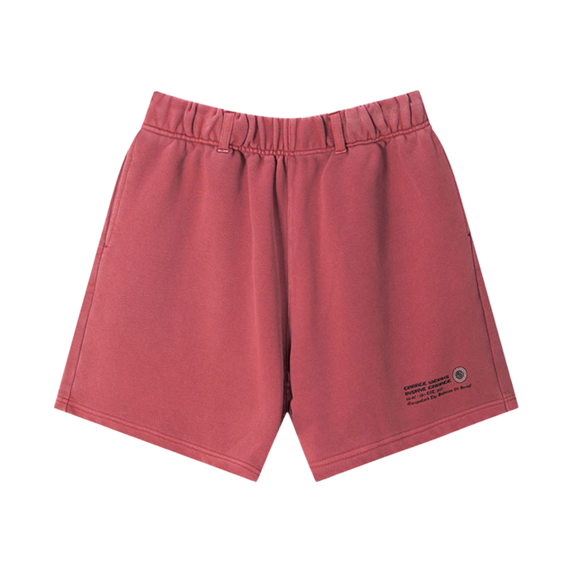 인세인개러지 베이직 그래픽 스웻 쇼츠_레드(INSANE GARAGE Basic Graphic Sweat Shorts_Red)