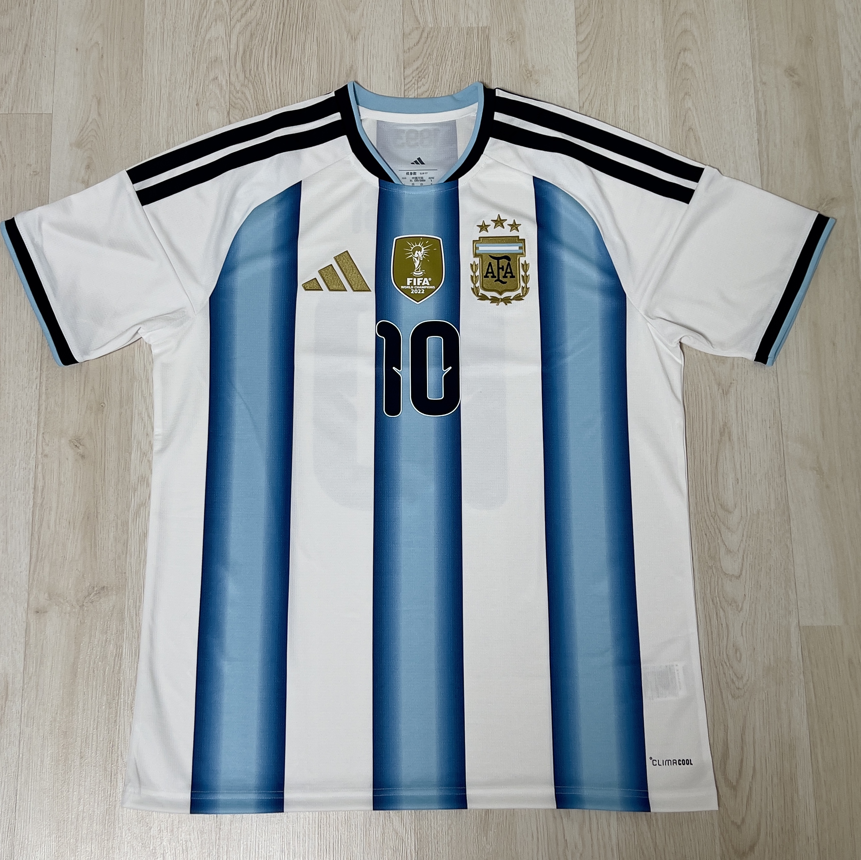 Adidas Argentina 2026 Home Jersey White Icey Blue - KR Sizing (Non Marking Ver.) 착용 스타일 - 1