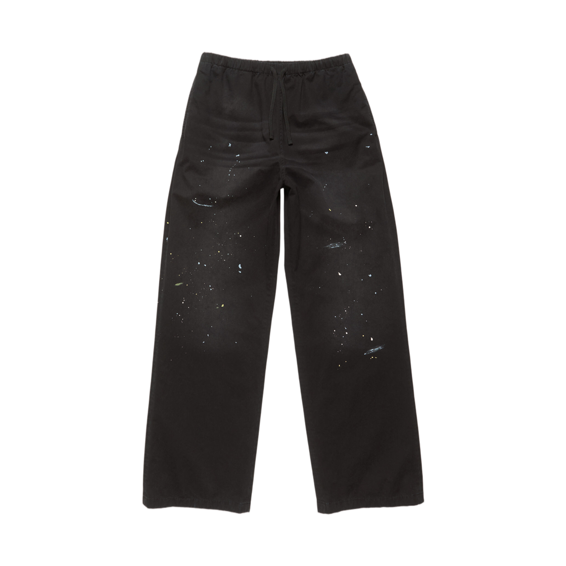 아크네 스튜디오 워시드 코튼 트라우저 블랙(Acne Studios Washed Cotton Trousers Black) - 1