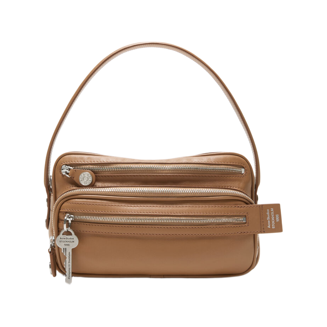 아크네 스튜디오 카메로 파티 숄더백 카라멜 브라운(Acne Studios Camero Party Shoulder Bag Caramel Brown) - 1