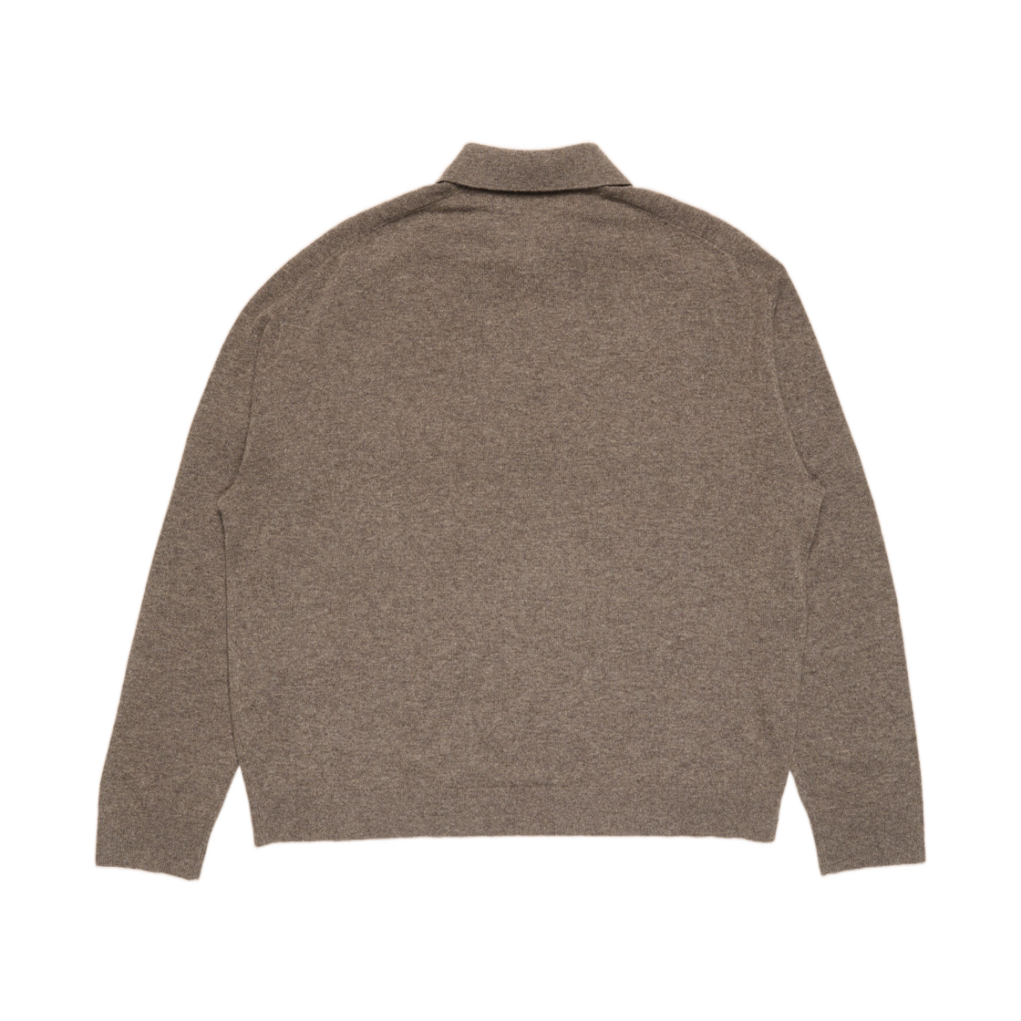 아크네 스튜디오 울 니트 폴로 브라운 멜란지(Acne Studios Wool Knit Polo Brown Melange) - 2
