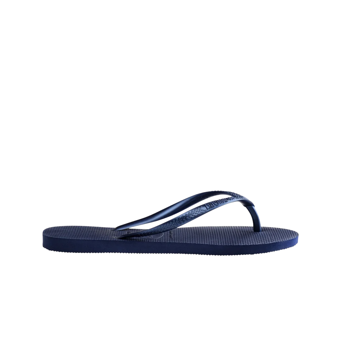 (W) 하바이아나스 슬림 플립 플랍 네이비 블루((W) Havaianas Slim Flip Flop Navy Blue) - 1