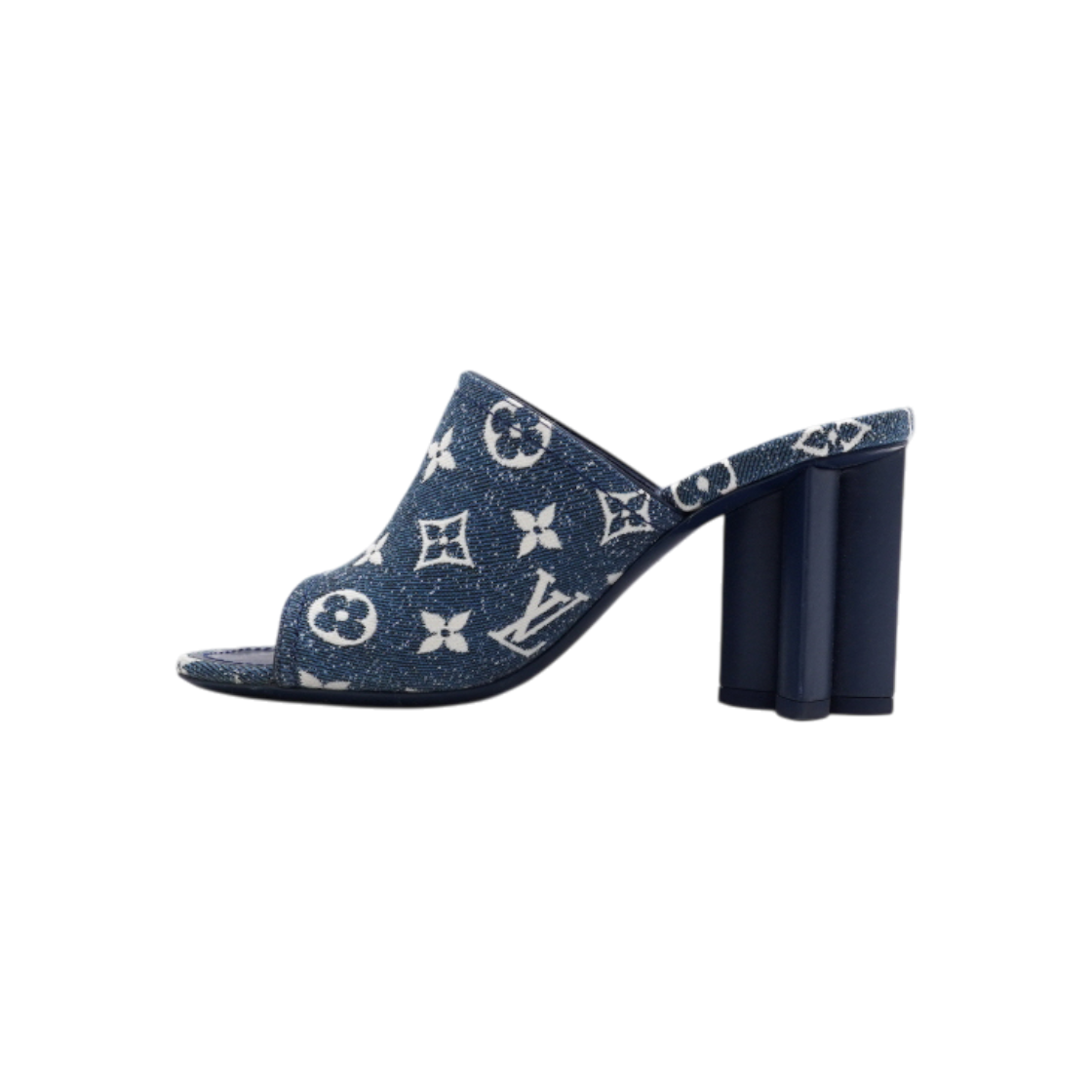 ITJUBVTDFN4W Louis Vuitton Monogram Denim Women Mule Slide Sandals