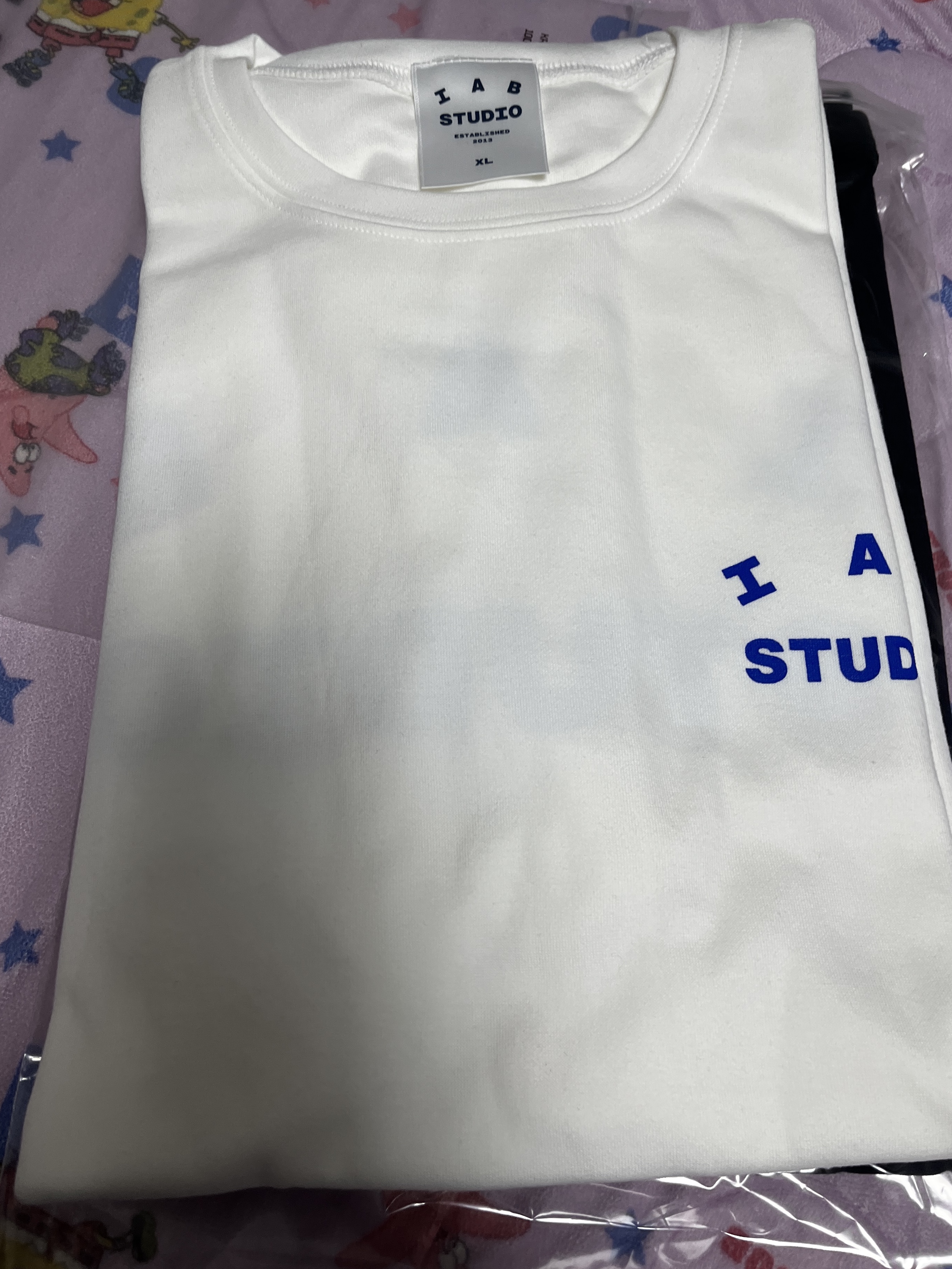 IAB Studio 10th Anniversary T-Shirts Pack White & Black (2 Pack) 착용 스타일