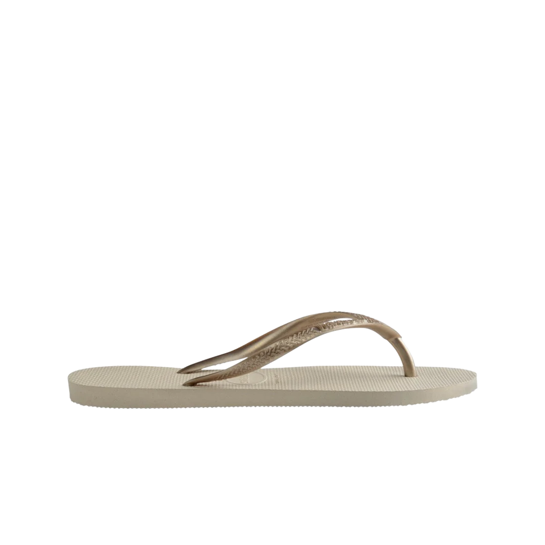 (W) 하바이아나스 슬림 플립 플랍 베이지((W) Havaianas Slim Flip Flop Beige) - 1