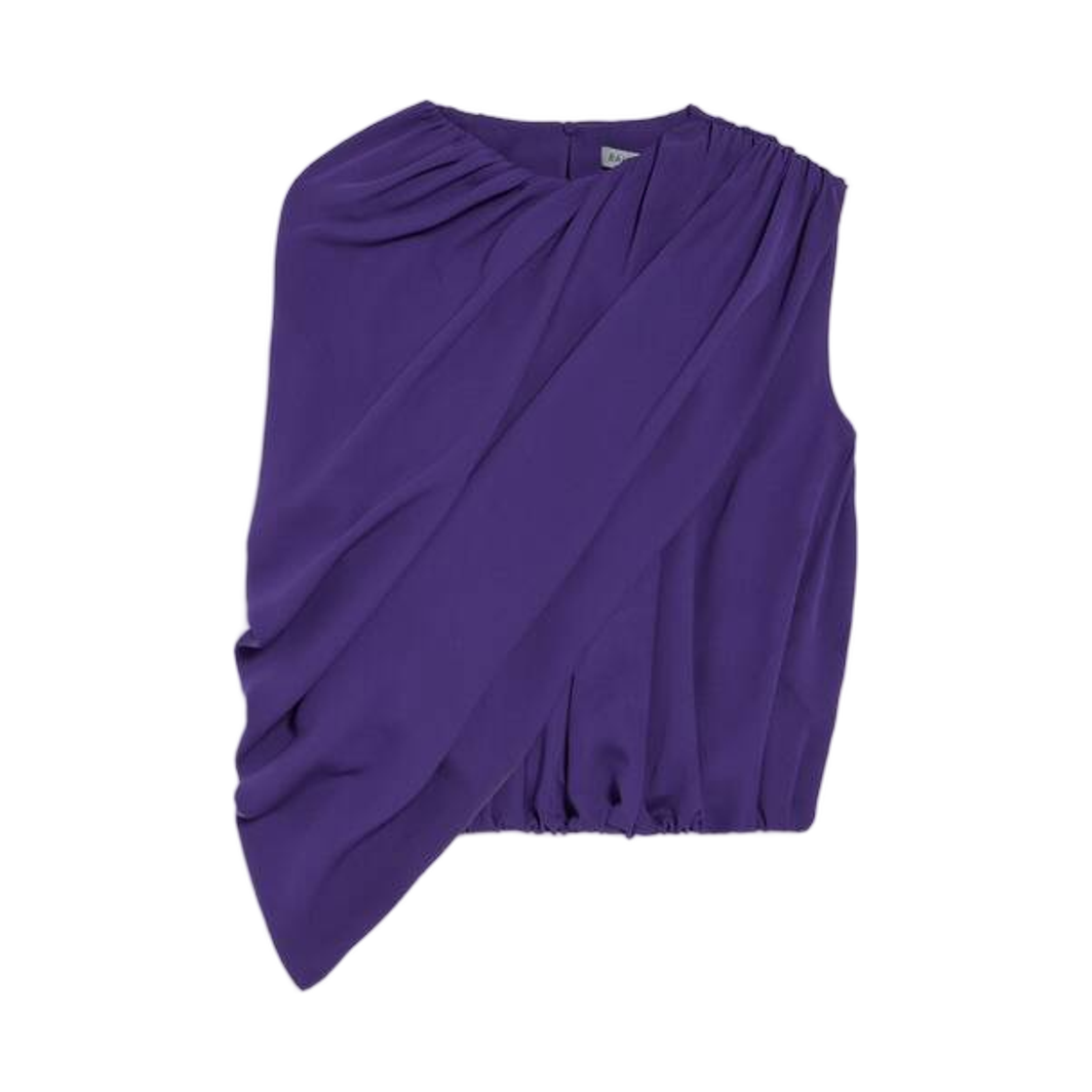 A002BXTUN145210 (W) Balenciaga Cape Top in Purple