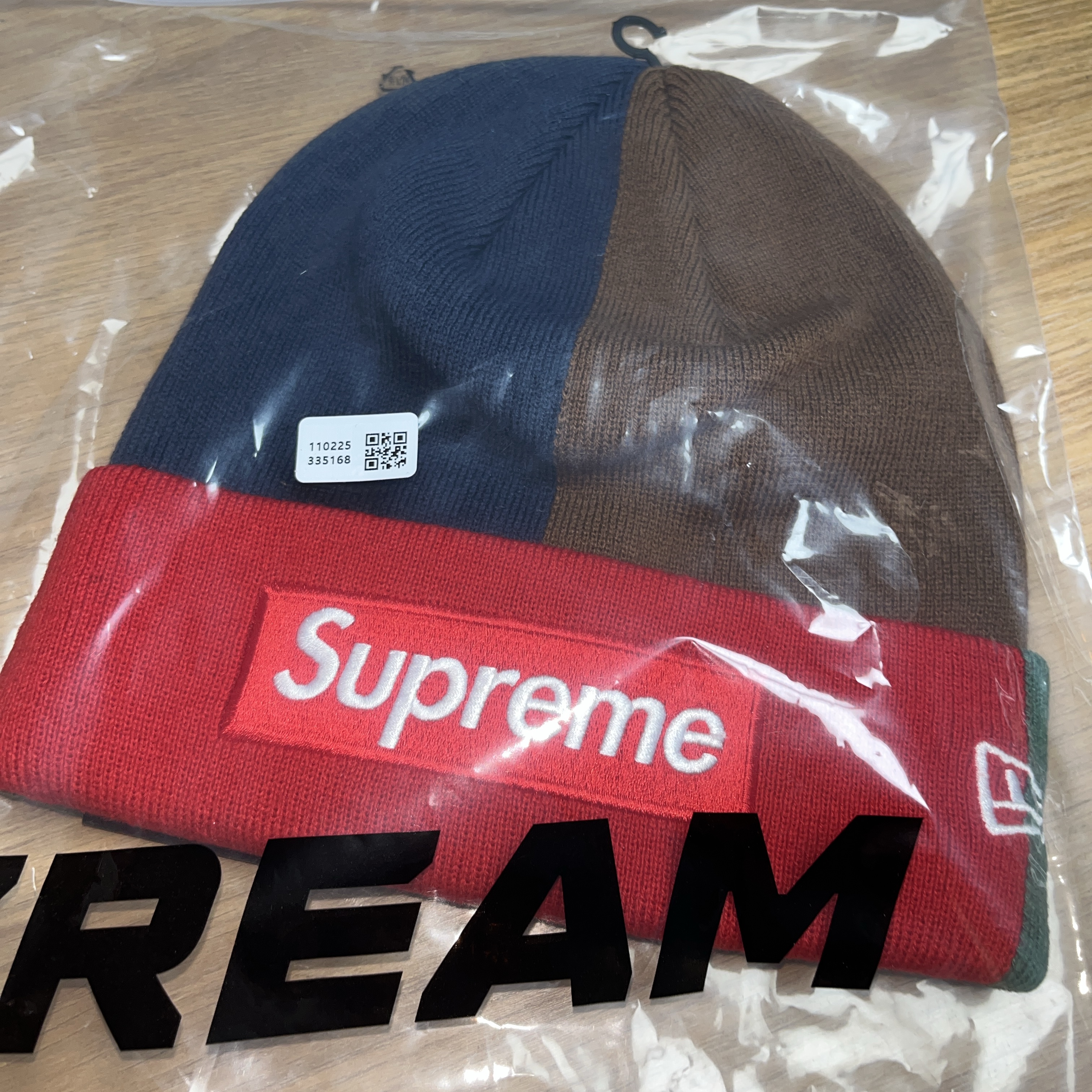 Supreme New Era Box Logo Beanie Multicolor - 24FW 착용 스타일