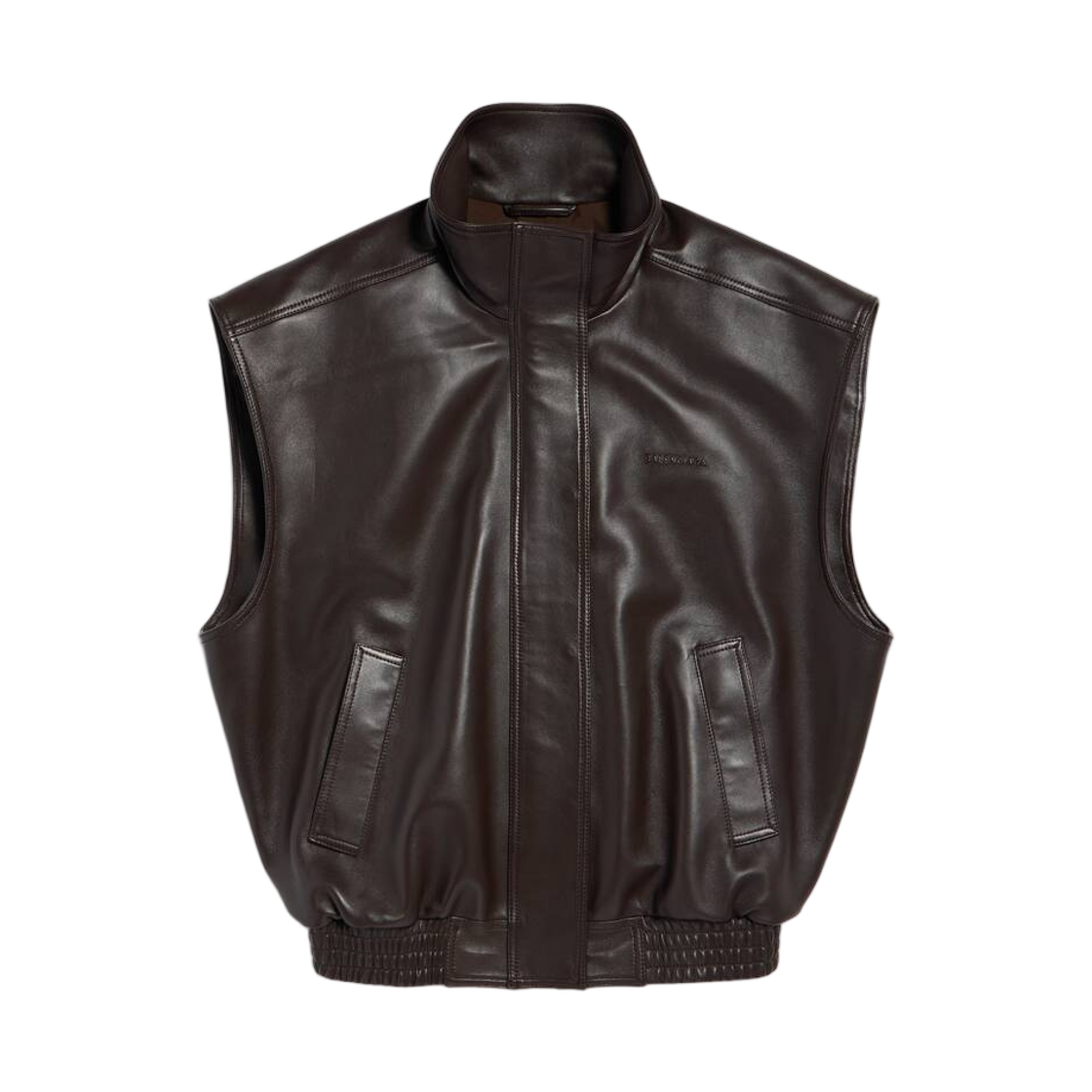 A002FVTUS302505 (W) Balenciaga Sleeveless Blouson in Moka