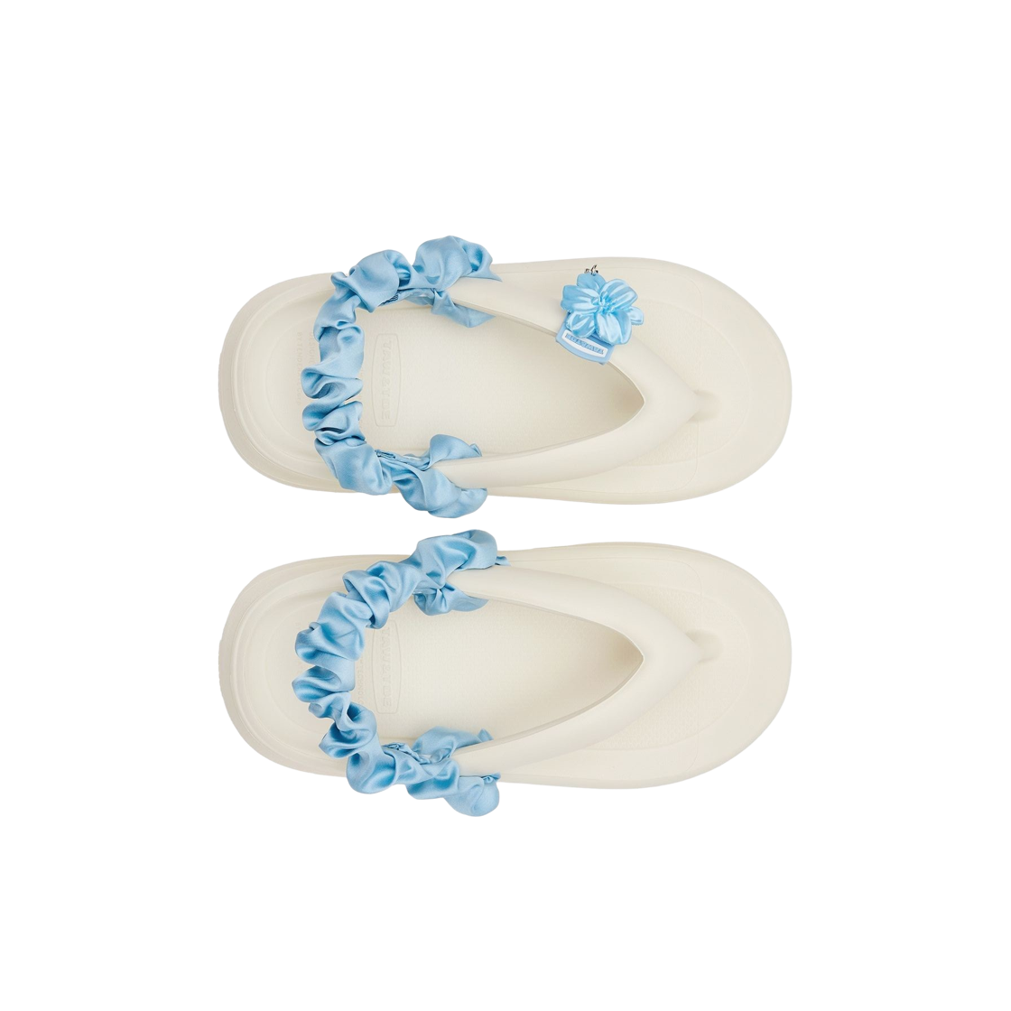 (W) 토앤토 제로비티 플럼피 크림 플라워 참 세트 블루((W) Taw&Toe Zerovity Plumpy Cream Flower Charm Set Blue) - 2