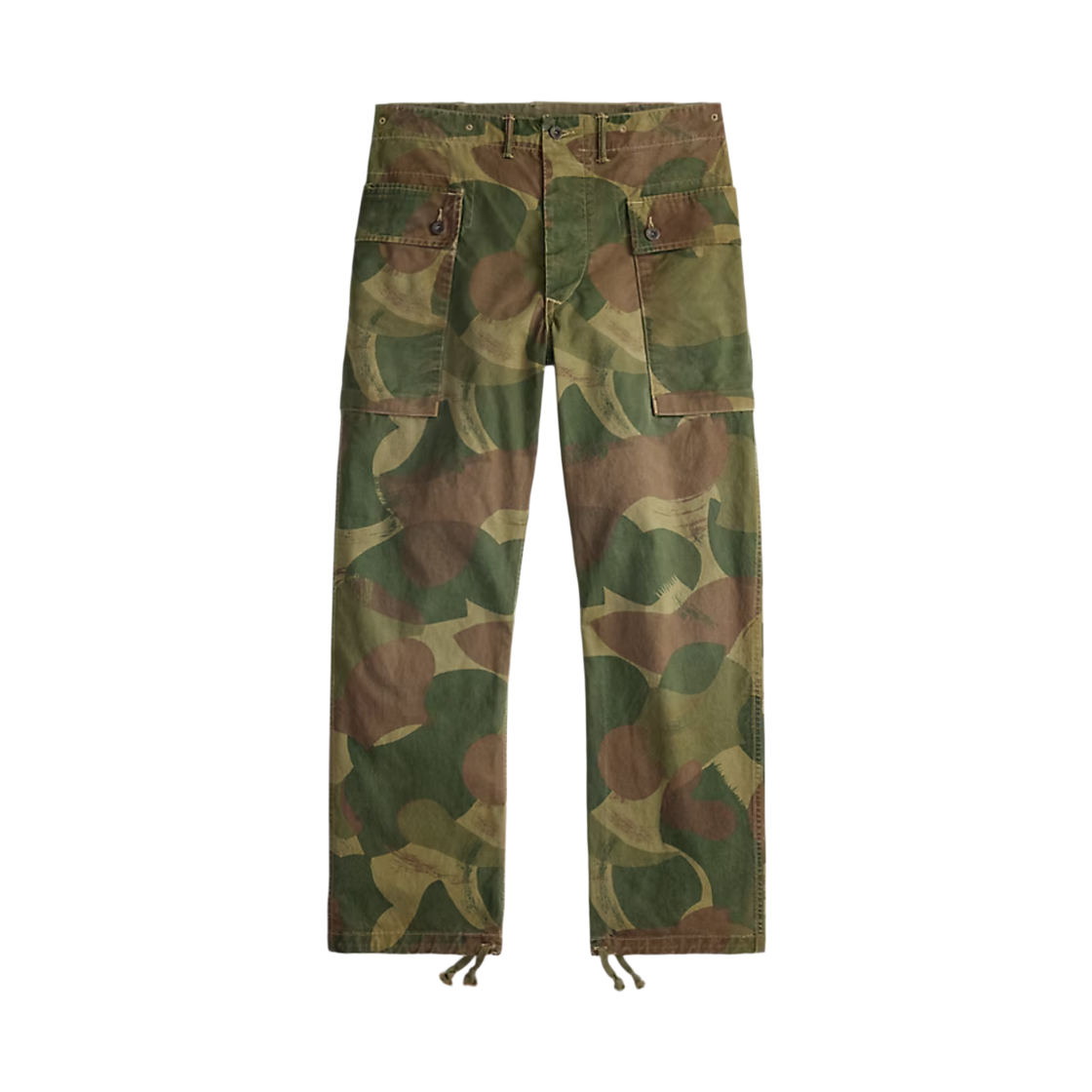 더블알엘 카모 포플린 카고 필드 팬츠 디스트레스트 올리브(Double RL Camo Poplin Cargo Field Pants Distressed Olive)