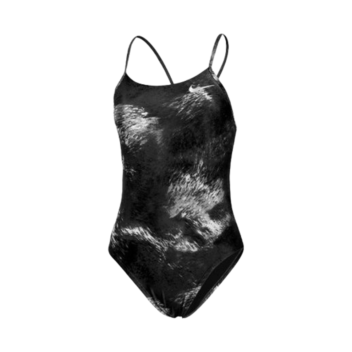 NESSG007-001 (W) Nike Swim Water Print Cut Out Black