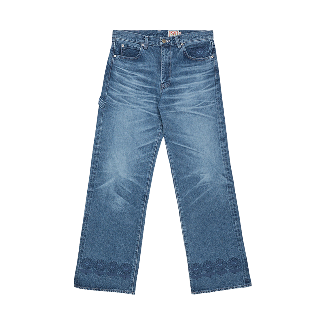 에이비오 플라워 페니 진스 유즈드 워시(ABO Flower Penny Jeans Used Wash)