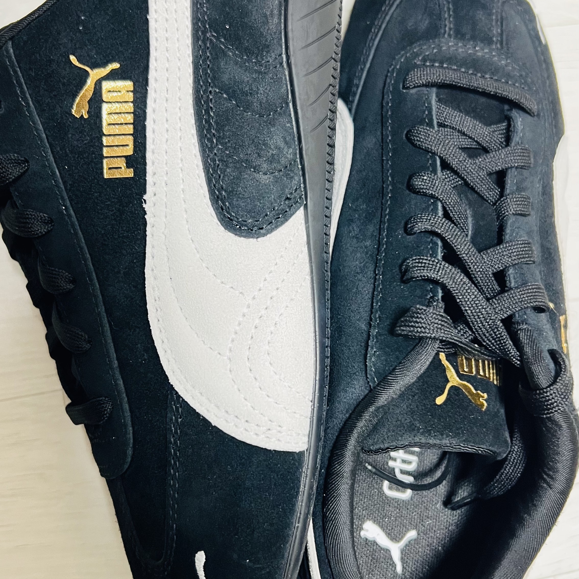 Puma Speedcat OG Black White 착용 스타일