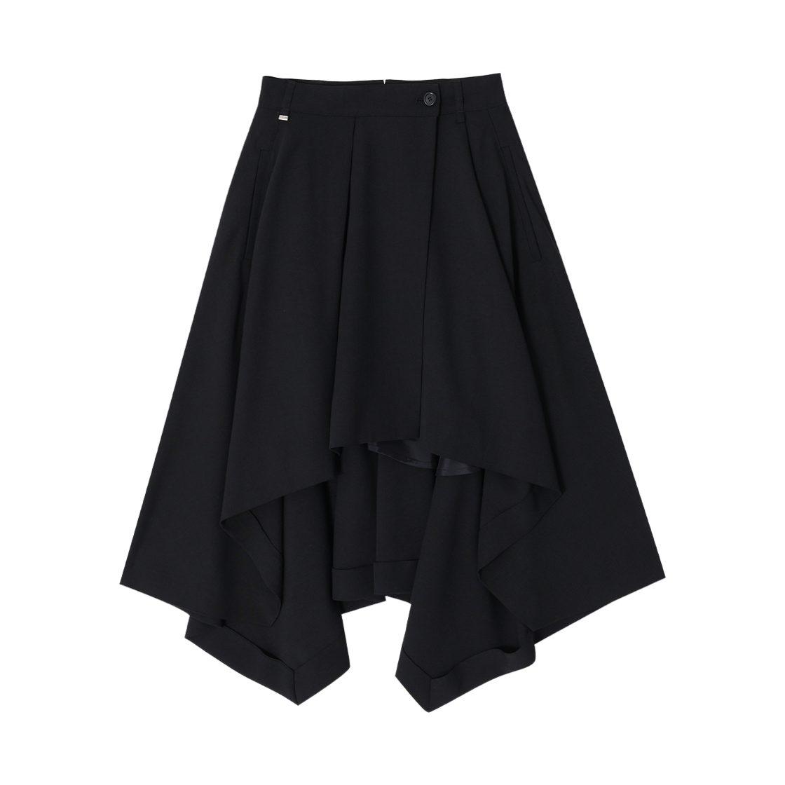 WH3SK309BK (W) SONGZIO Bias Cut Skirt Black